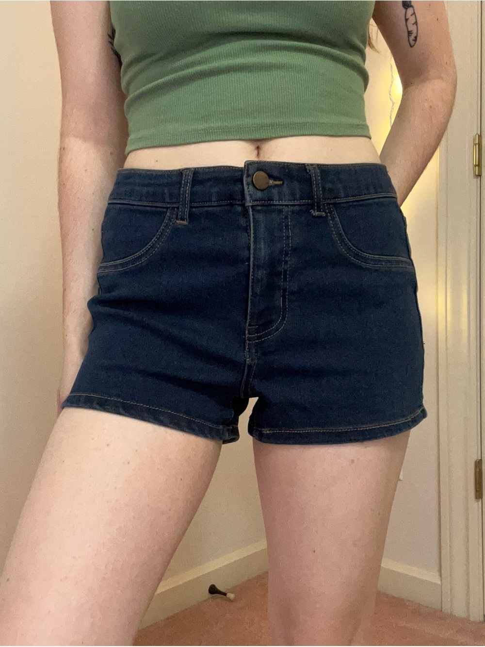 Dark Wash Wild Fable Shorts